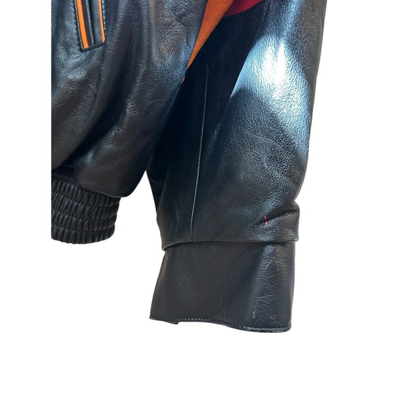 Vintage JH Design Boston Market Leather Jacket XXL Premier Edition USA Promo HTF - Picture 7 of 16